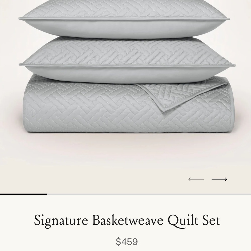 EUC boll and branch quilt and shams